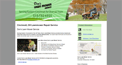 Desktop Screenshot of donslawnmowerservice.com